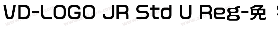 VD-LOGO JR Std U Reg字体转换